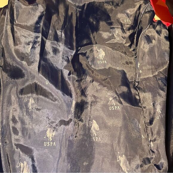 U. S. Polo Assn. Bright Pink Vest, Hooded with faux fur trim Size Small - Picture 7 of 11